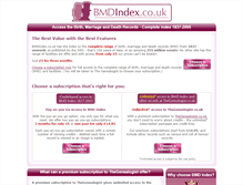 Tablet Screenshot of bmdindex.co.uk